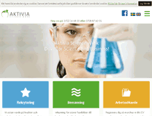 Tablet Screenshot of aktivia.se